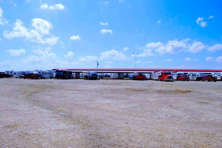 Left side with RV parking