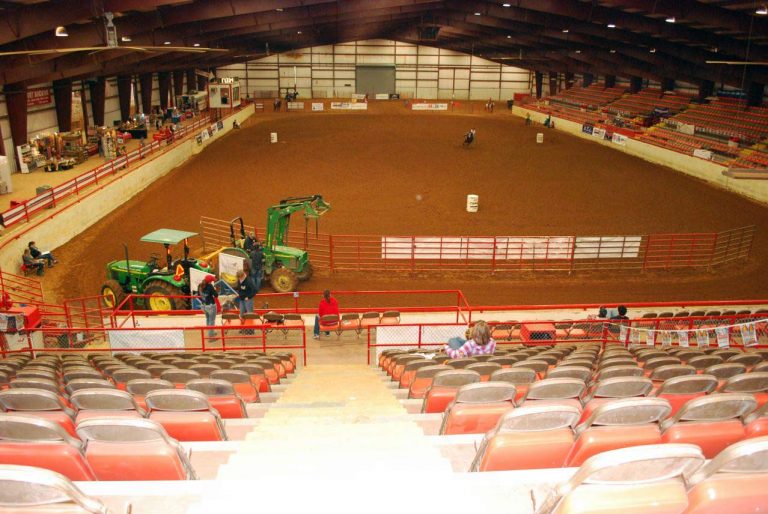 Arena from the top of the blechers