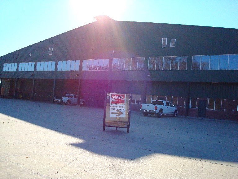 Front of arena