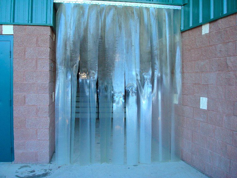 Wind block for main arena